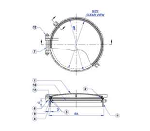 NABRICO 900 Portlights and Fixed Lights ABS Certification