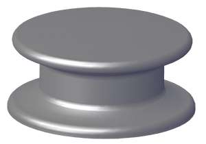 DF-473C 8" Button Chock