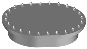 DF-507 6 PSI Multi-Bolt Oval Hatch