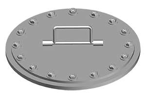 DF-509 Flush Multi-Stud Round Hatch